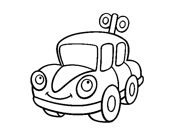 Chrysler - Carro - Desenhos para Colorir - Brinquedos de Papel