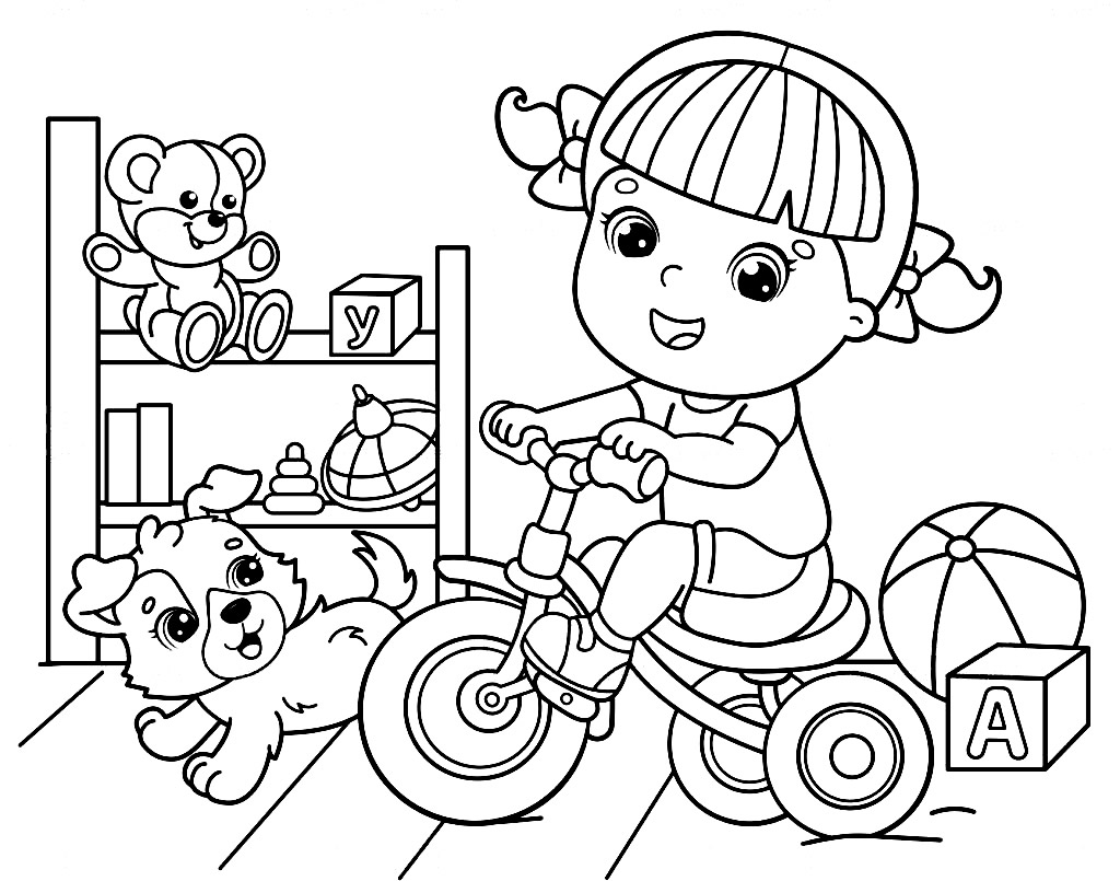 Desenhos de Brinquedos para Colorir Para Colorir